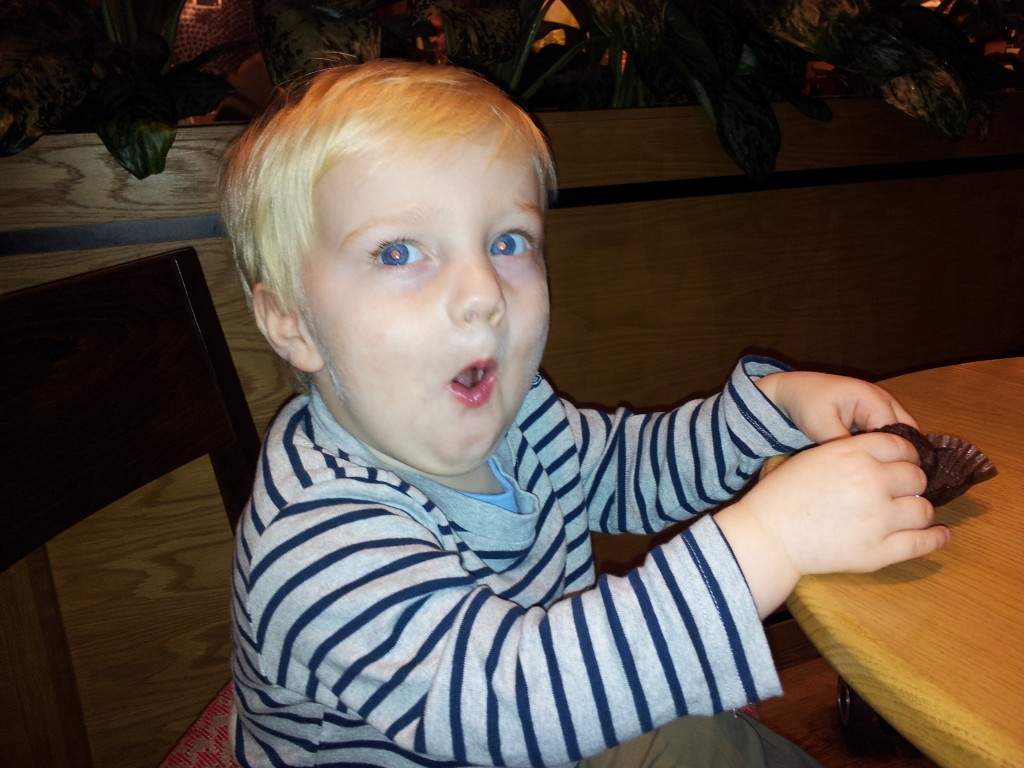 What a brownie does to my face