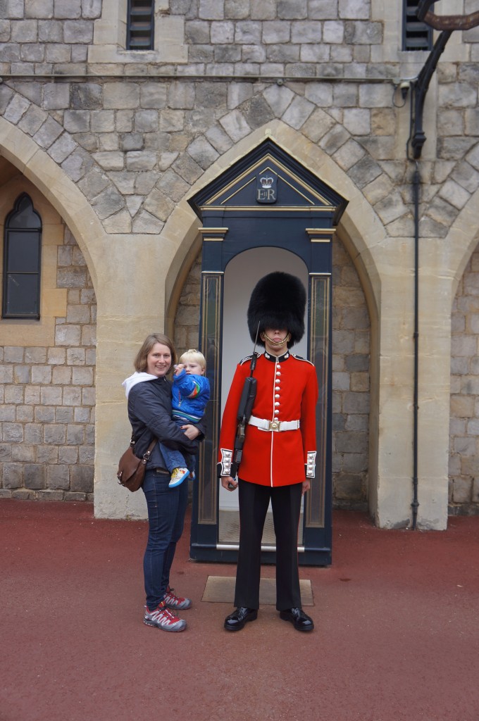 A serious Scots Guard