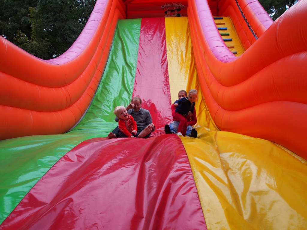 Slide down the castle