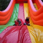 Slide down the castle