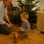 Decorating the Xmas tree