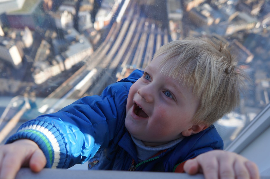 Trains the size of a toy