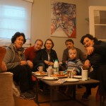 Enjoying home made cookies