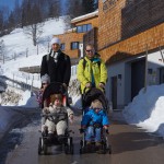 Hiking for a nice lunch in Alpine hut