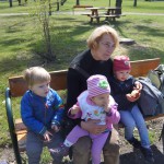 Playground in Prater with Oma