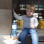 Eating a Kaesekrainer