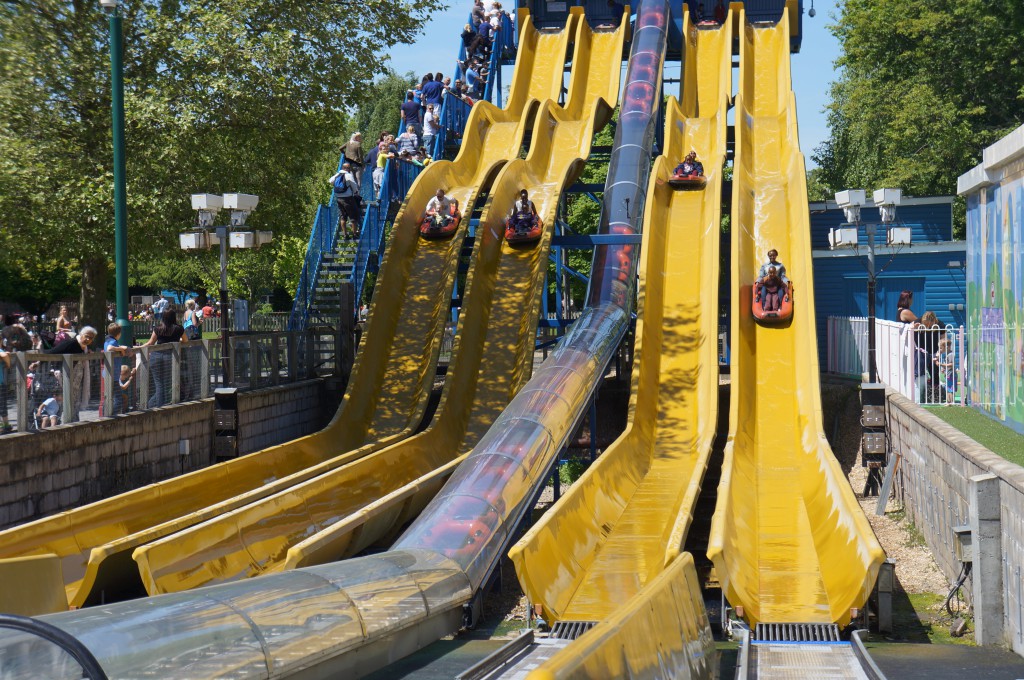 Giant water slide