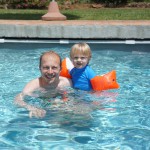 Swimming in the cold pool