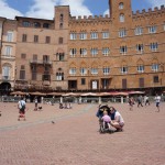 The piazza world famous for the Palio