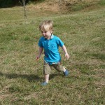 Running in the fields