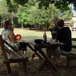 Found a bench in the woods