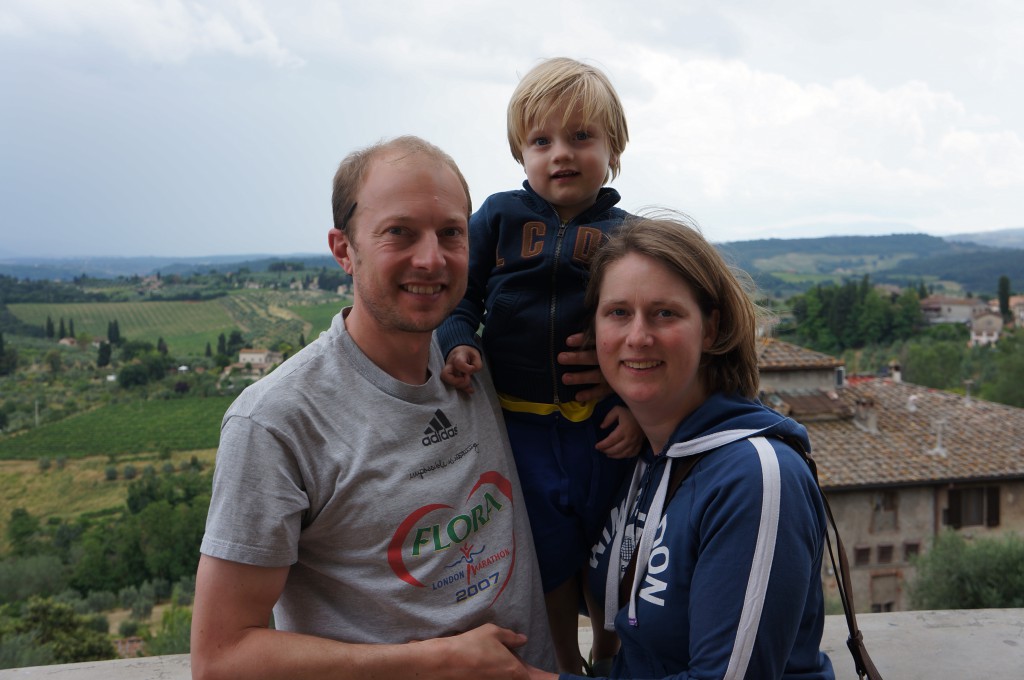 Overlooking vineyards