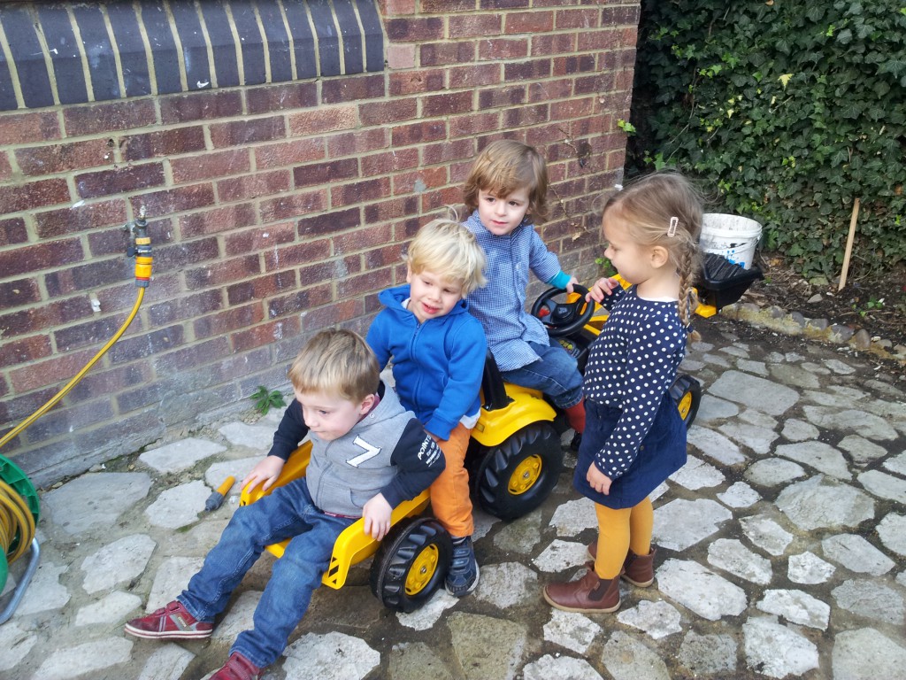 B-Party of George and Tony