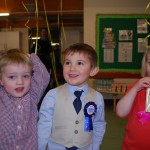 The three birthday children