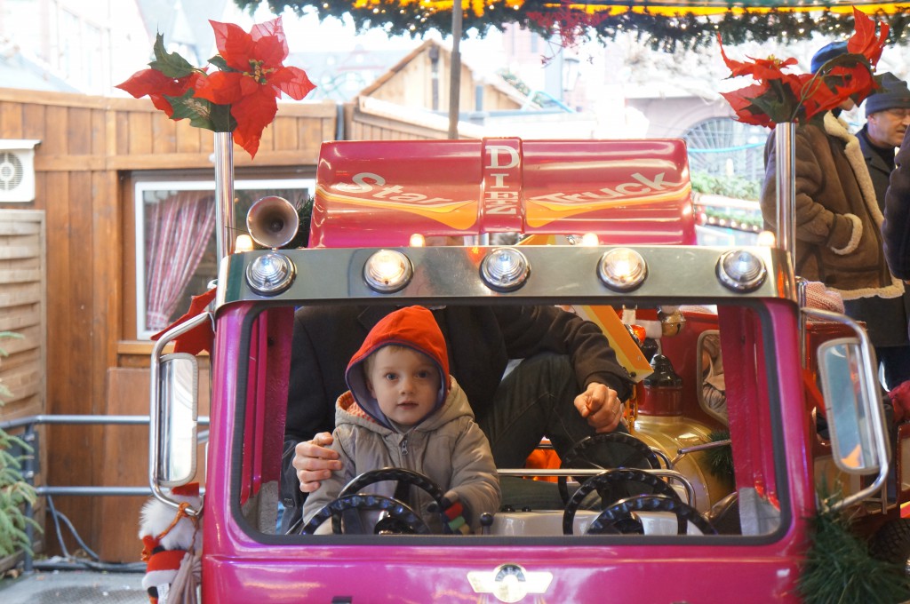 Driving the fire engine