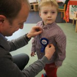 Big badge for a big boy