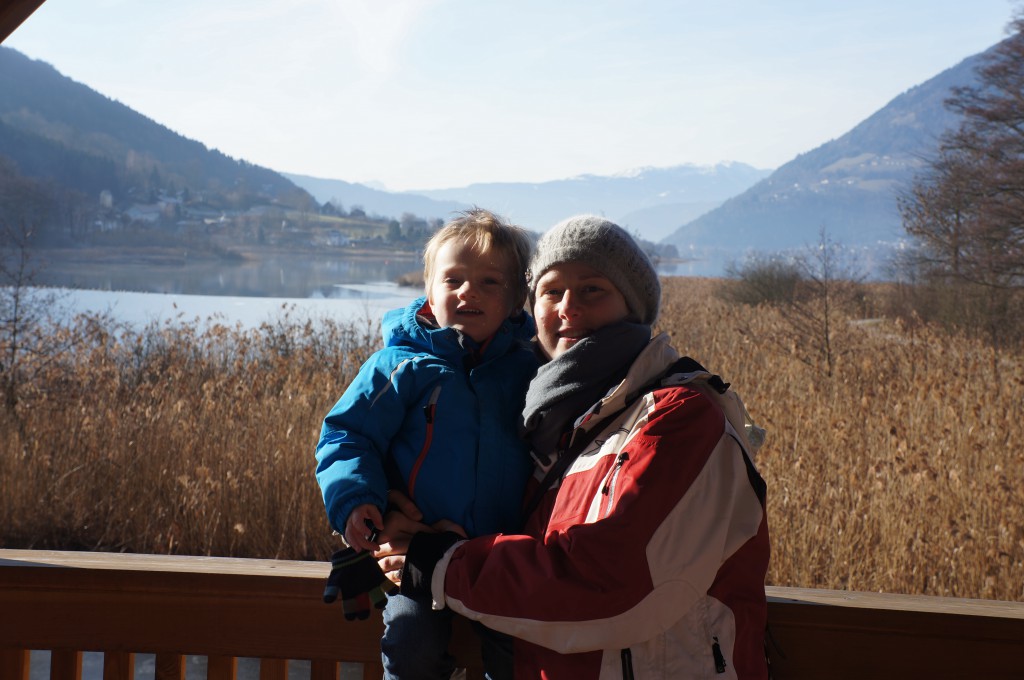 Viewing platform with Maman