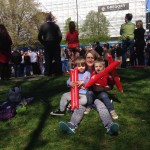 Papa completed (another) marathon