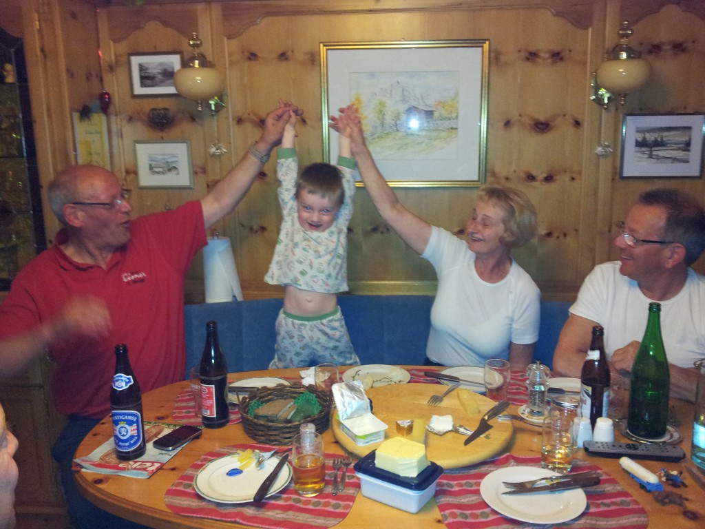 Celebrating with Onkel Oswald