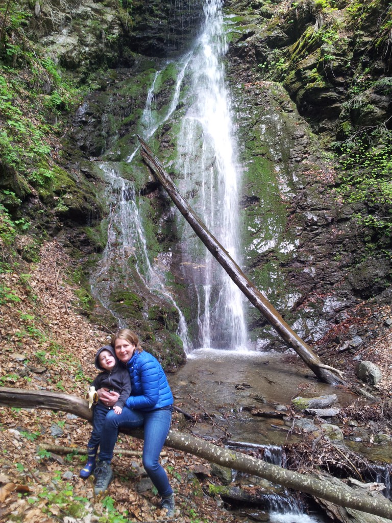 At the summit with Maman