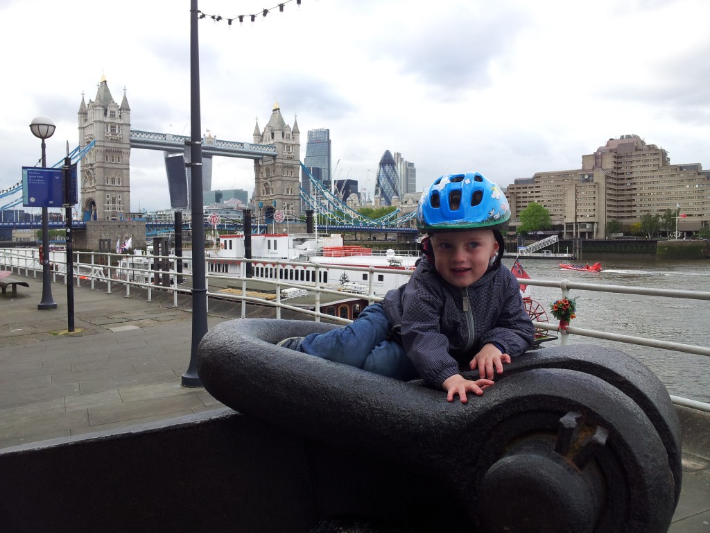Resting on the shores of river Thames