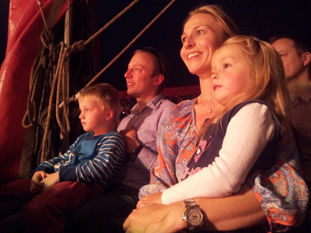 The acrobats were really good