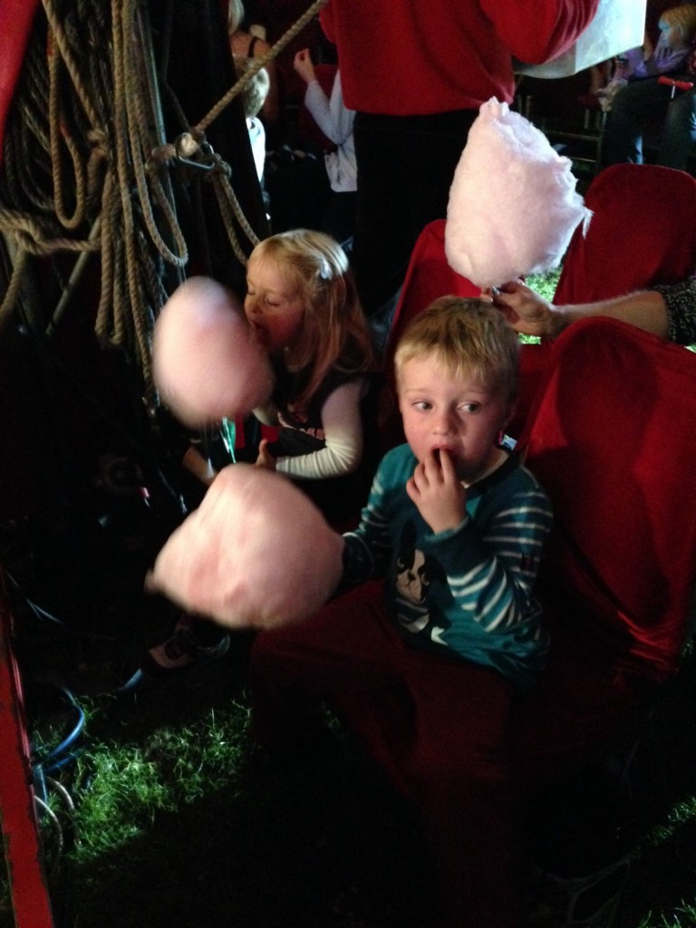 but the candy floss was too sweet