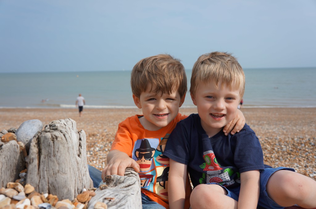 In anticipation of the cold sea