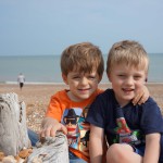 In anticipation of the cold sea