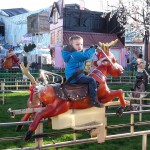 Riding the rendeer Riding the rendeer