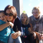 Cuddling with Auntie