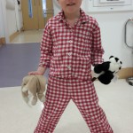 Lapin and Panda wishing me good luck for my glue ear operation Lapin and Panda wishing me good luck for my glue ear operation