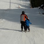 Master the T-bar lift with Opa Master the T-bar lift with Opa